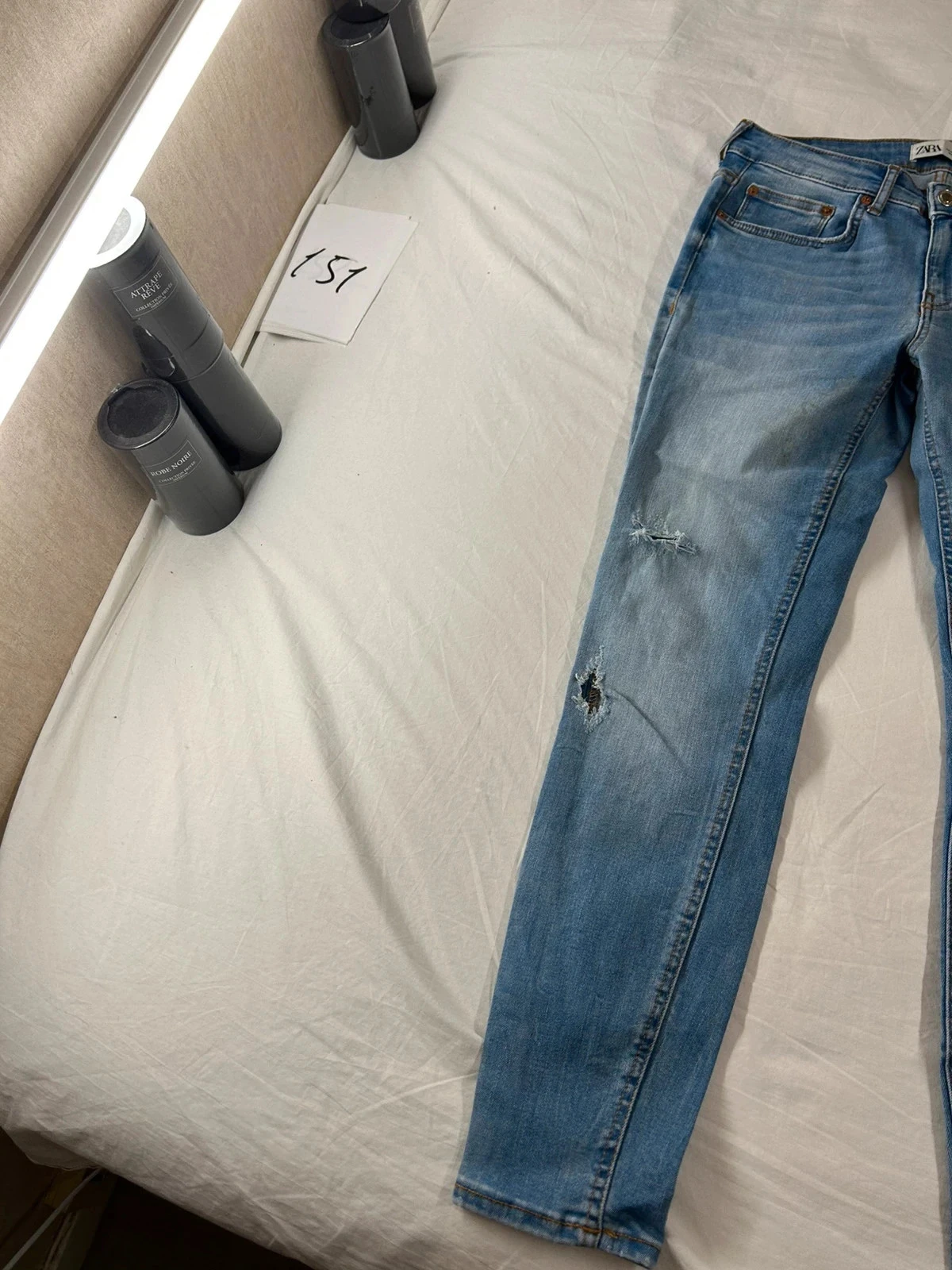Lichtblauwe Zara jeans – photo 3